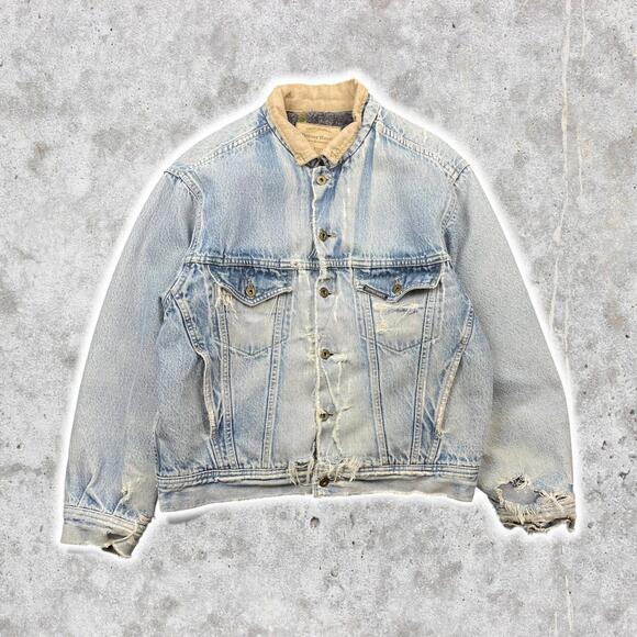 Denver Hayes Other - 90's Heavily Distressed Denver Hayes Denim Trucker Jacket
